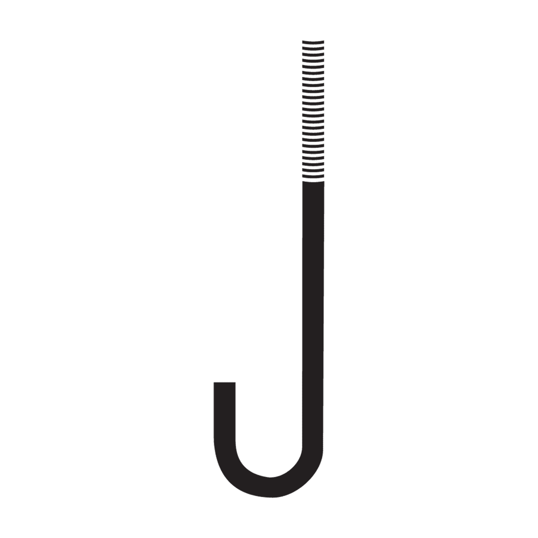 J Type Foundation Bolt